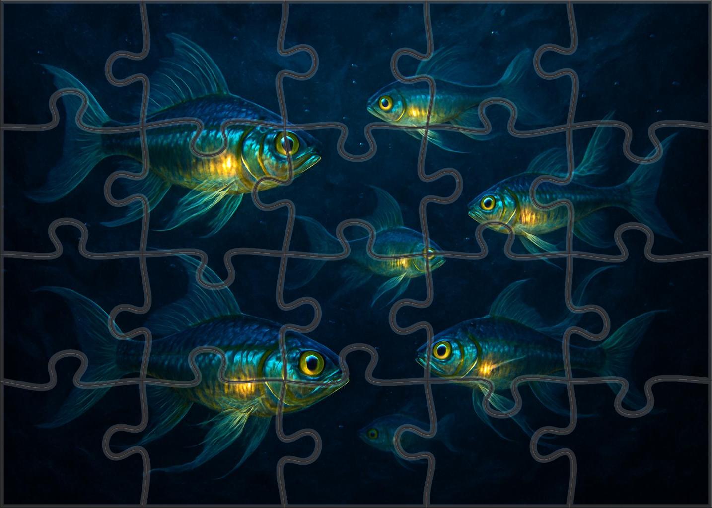 The Lanternfish Serenade Custom Jigsaw Puzzle