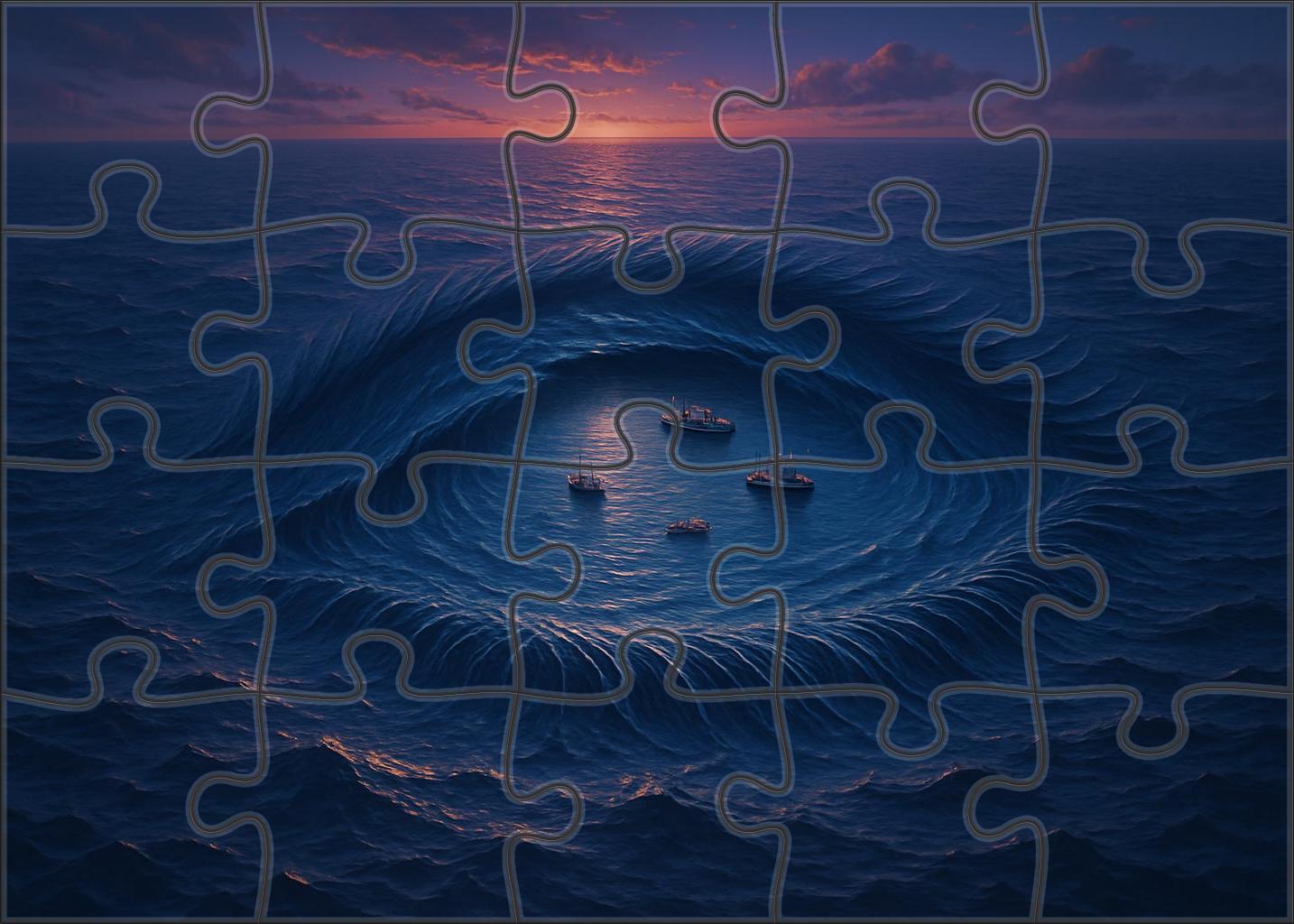 The Oceans Eye A Glistening Eye In A Boundless Sea 1000 Piece Puzzle