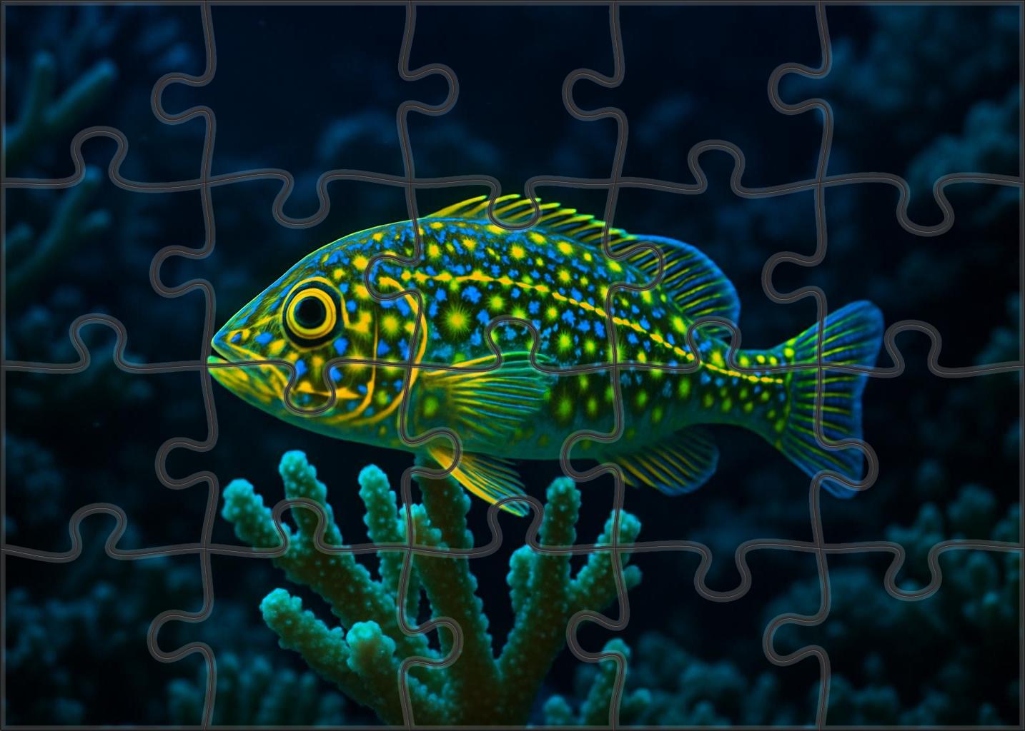 Luminous Coral Blenny Small Reef Scout Challenging Puzzles