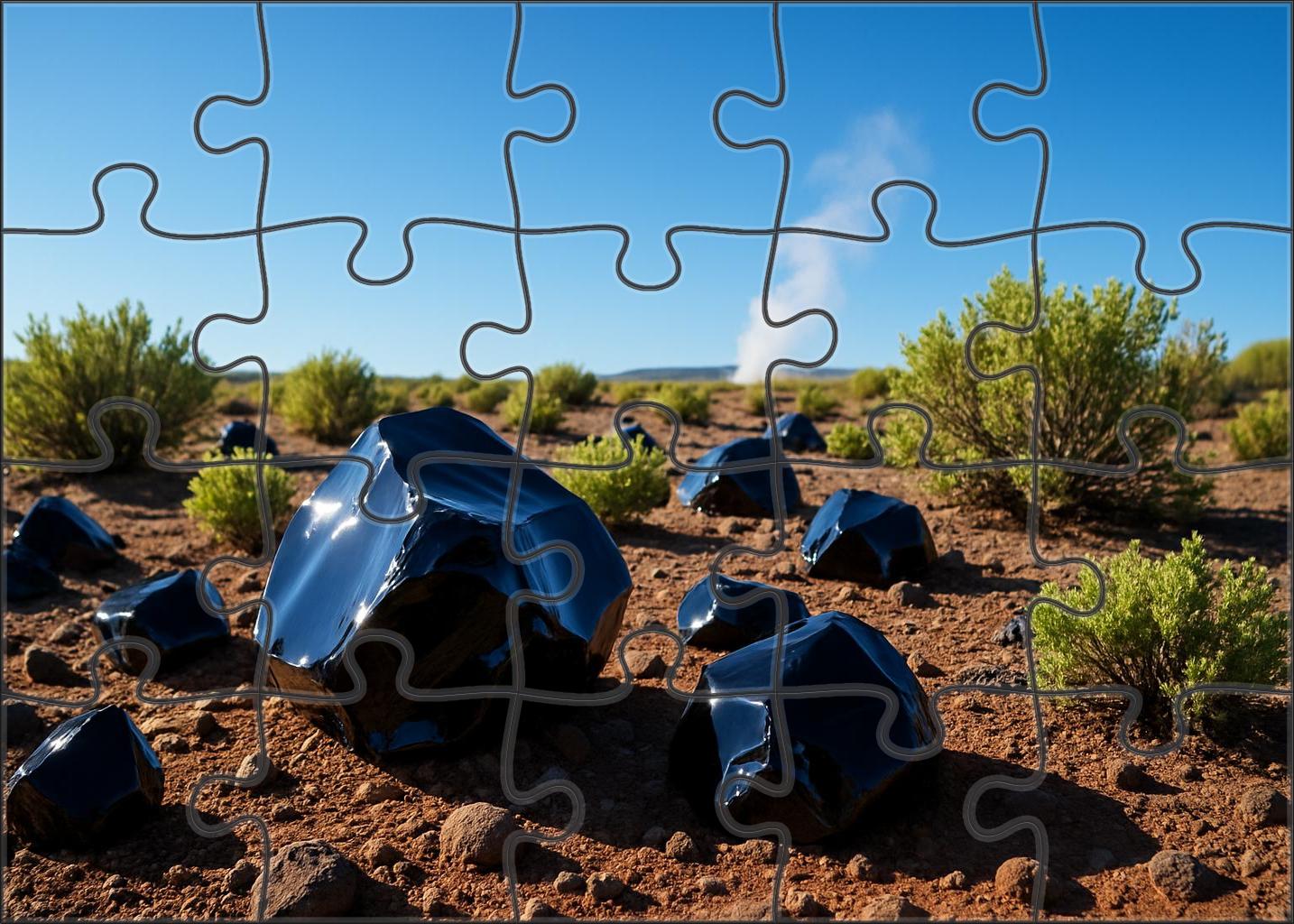 Obsidian Ridge Volcano Unique Puzzle Design