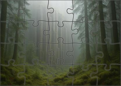 Misty Hemlock Heights 20 Piece Puzzle