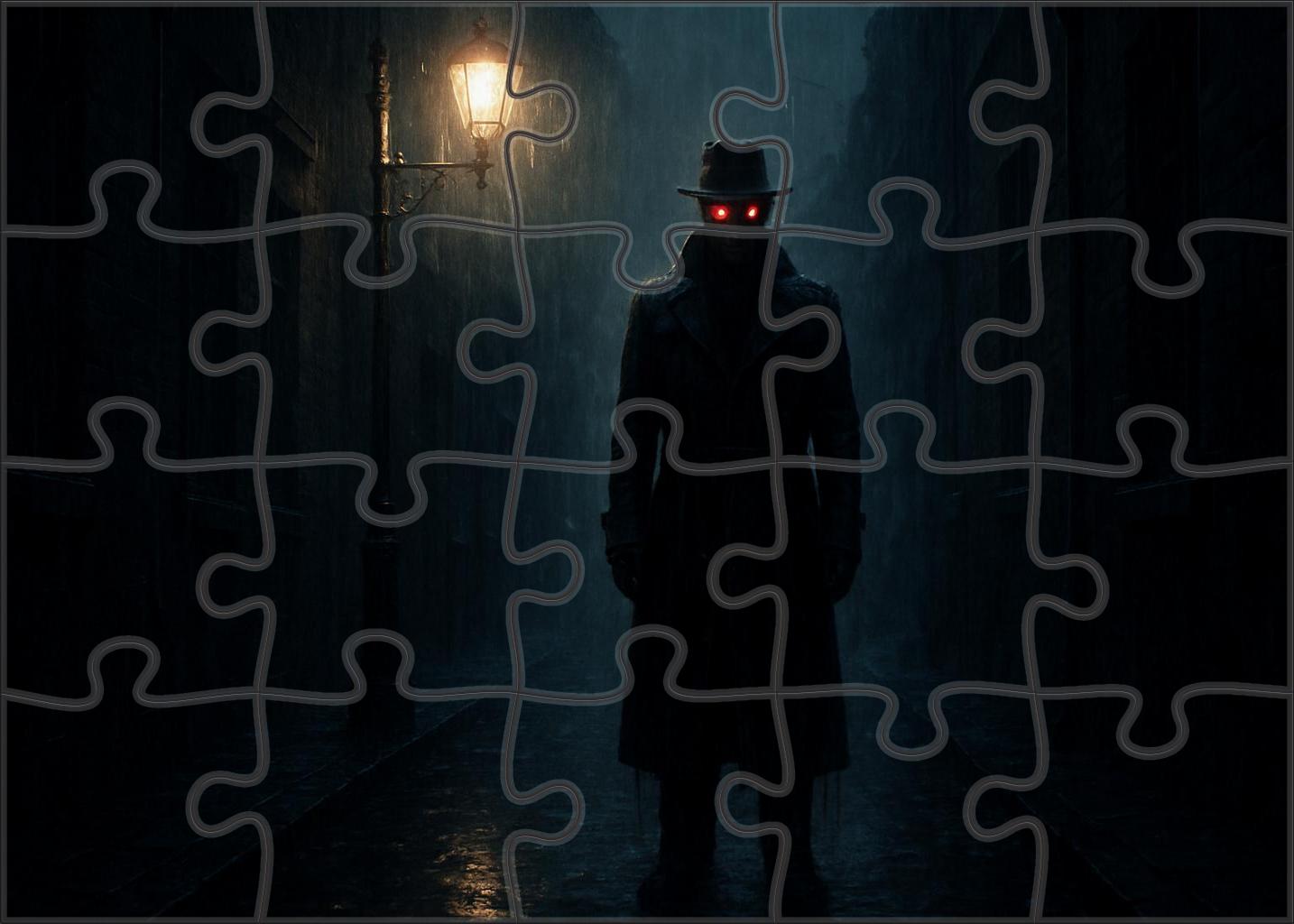 Post-modern Vampire Noir Urban Darkness Meets Stylish Decay 50 Piece Puzzle