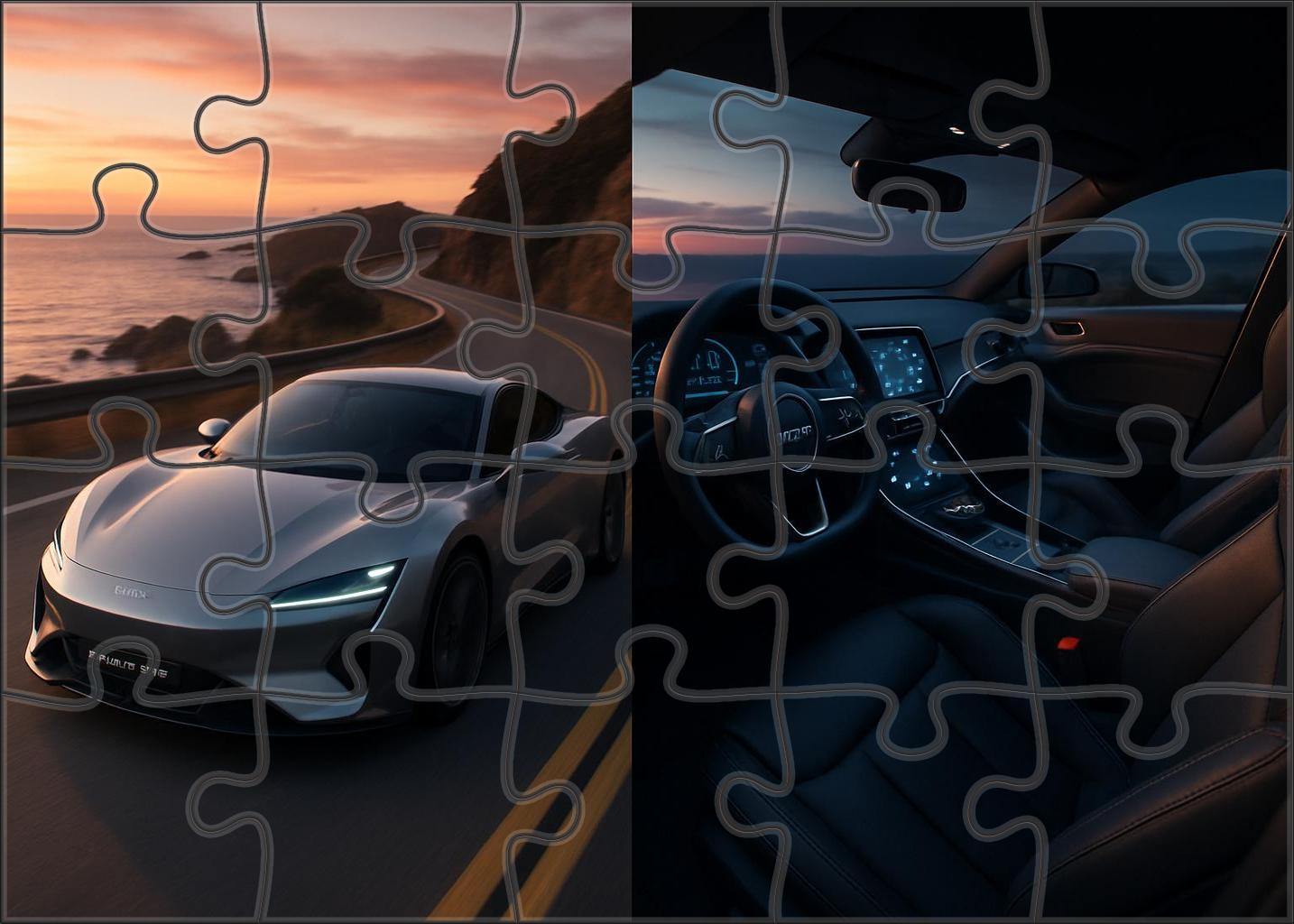 Orion Nova 700 Hyper-performance Electric Coupe 20 Piece Puzzle