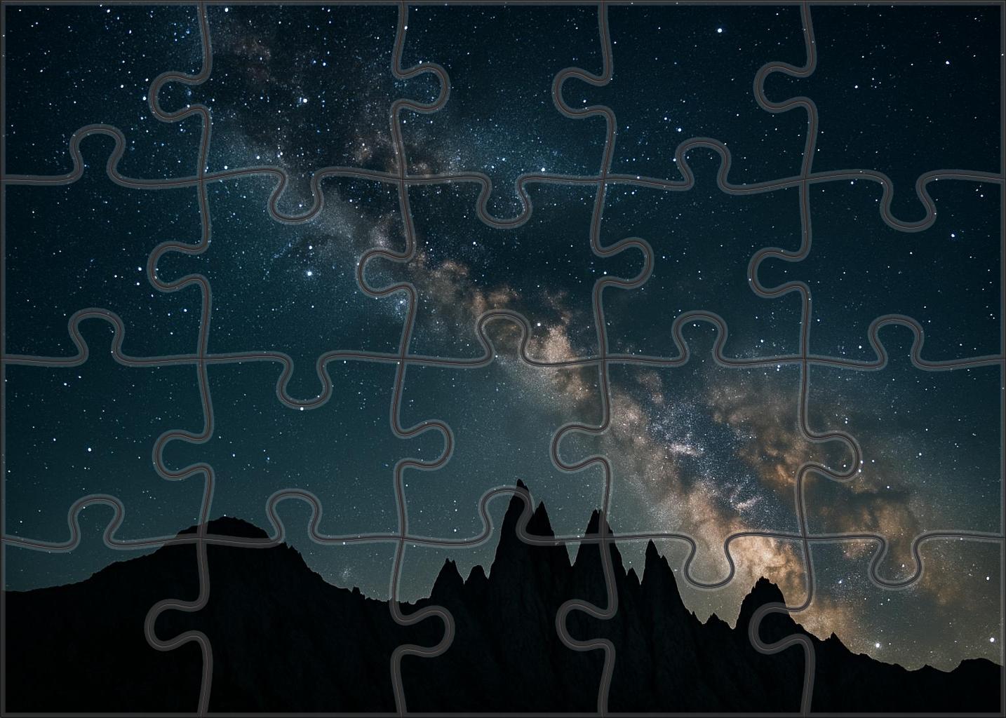 Celestial Ridge Nightscape Puzzle Collection