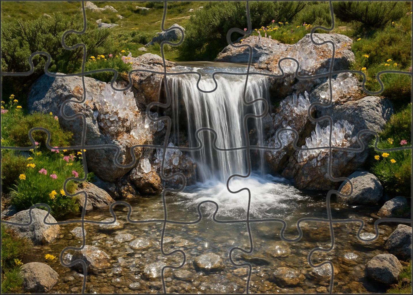 Crystal Lace Cascade Family Puzzles