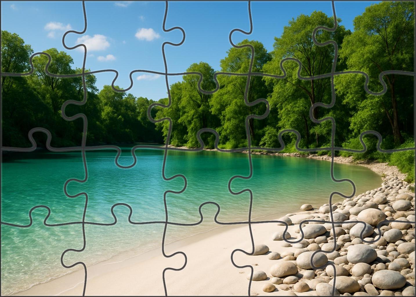 Crystal Lagoon Hideaway Puzzle For Adults