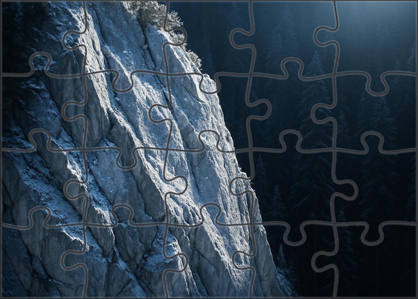 Crystal Frost Crag Puzzle Collection