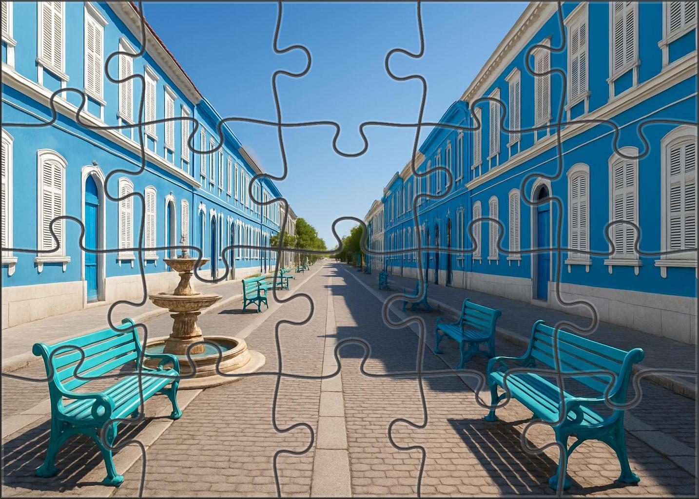 Azure Boulevard 300 Piece Puzzle