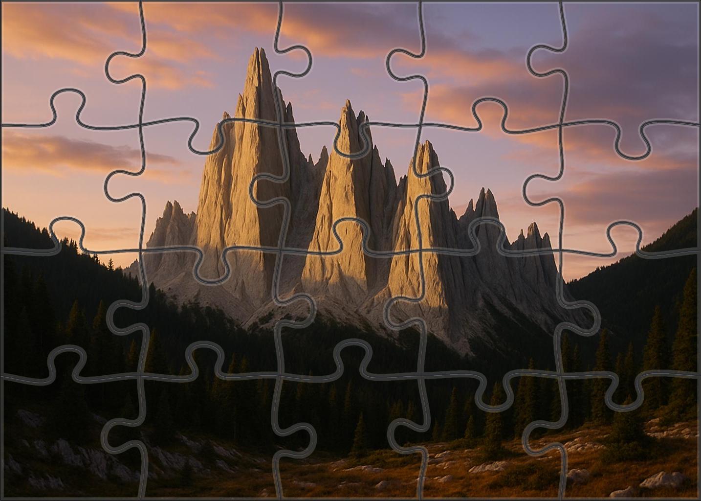 Ivory Crest Silhouette Challenging Puzzles