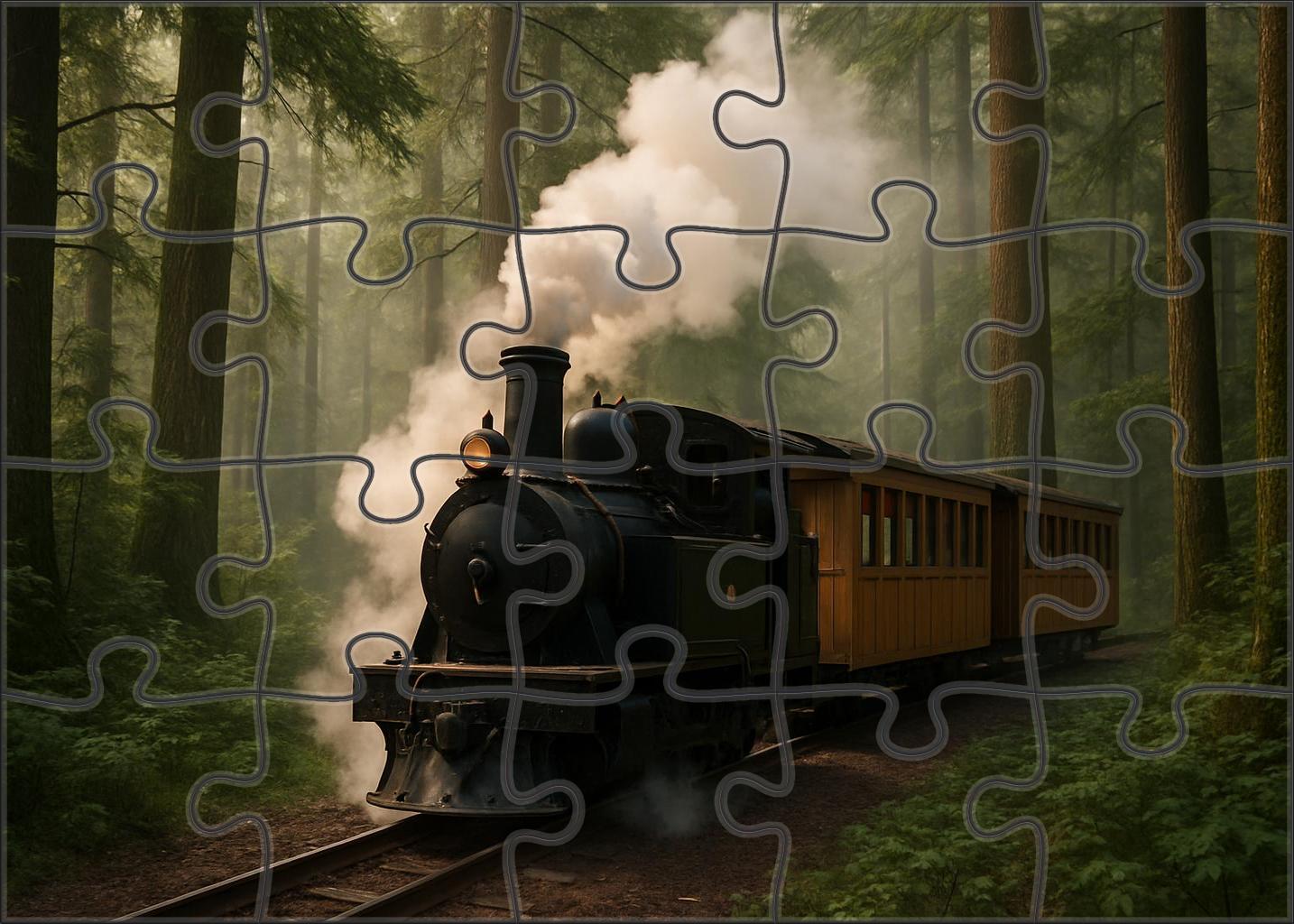 Amberwood Rustic Narrow Gauge 20 Piece Puzzle