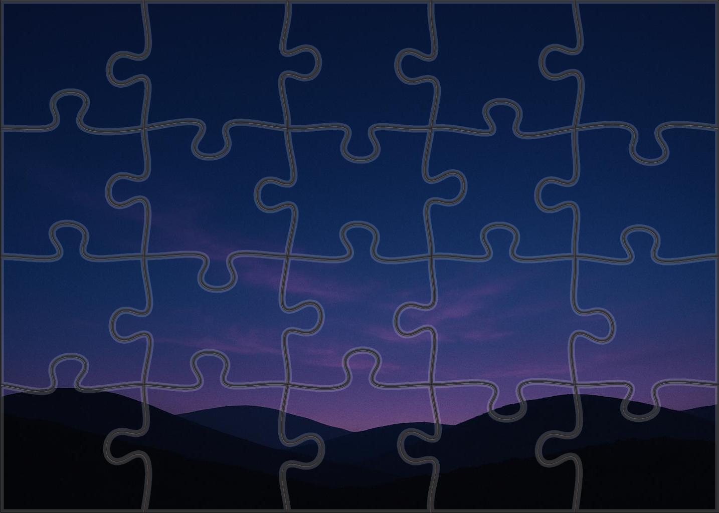 Twilight Sapphire Horizon 500 Piece Puzzle