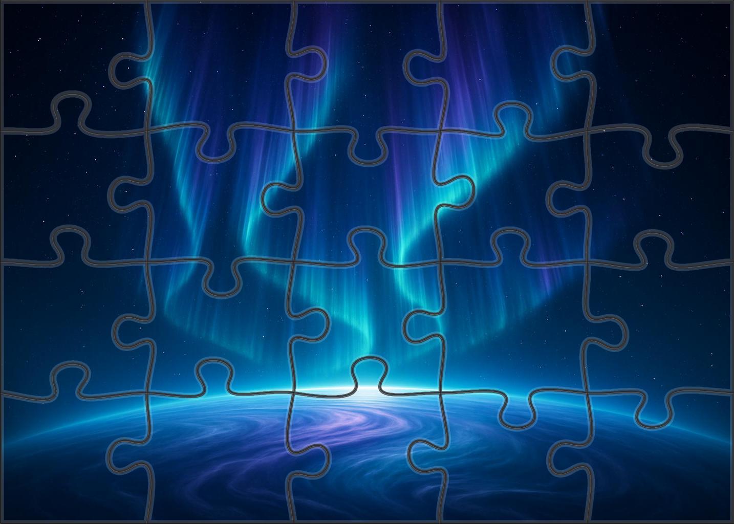 Iridescent Planetary Aurora 100 Piece Puzzle