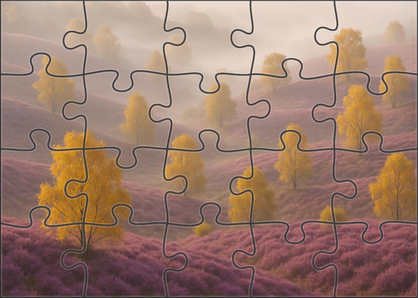 Rolling Heather Hills Puzzle Collection