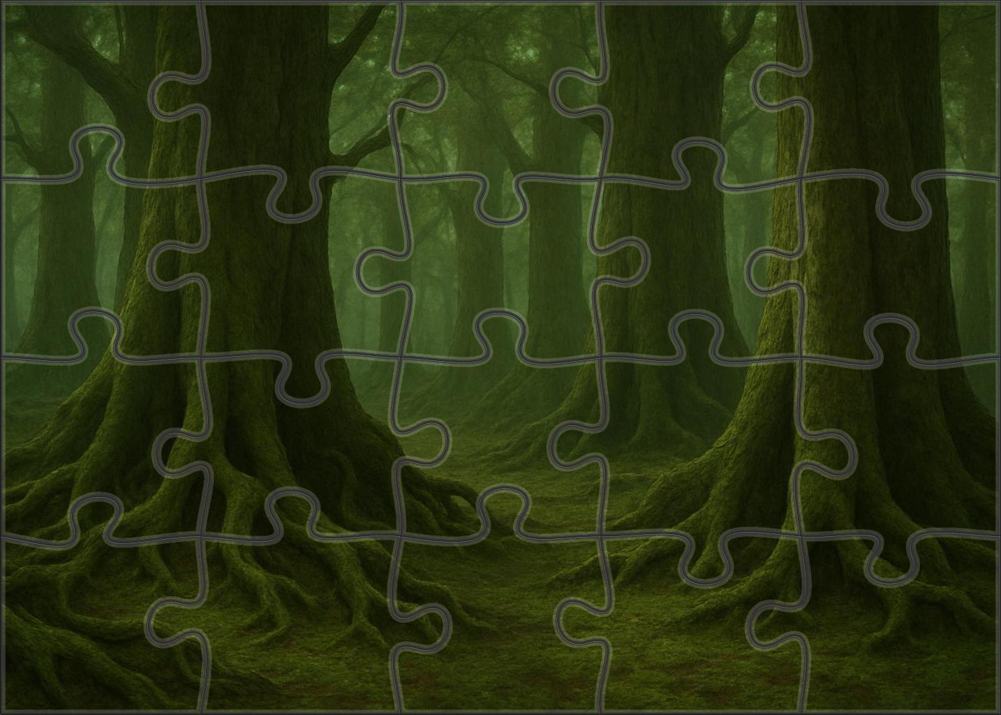 Ancient Rooted Thicket 1000 Piece Puzzle