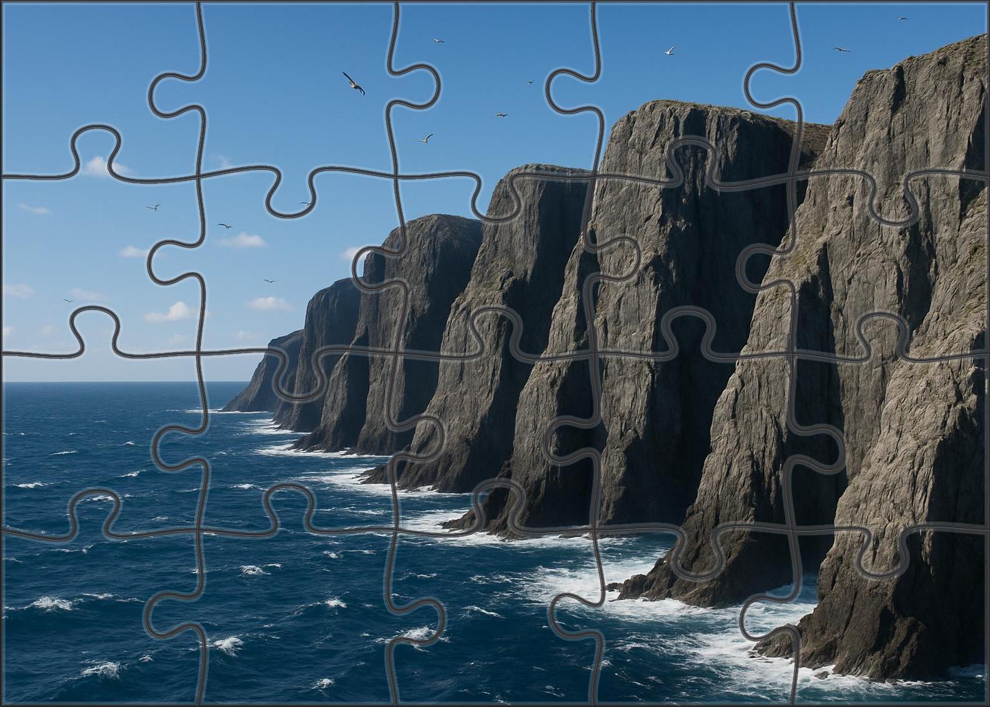 Azure Cliff Vista 200 Piece Puzzle