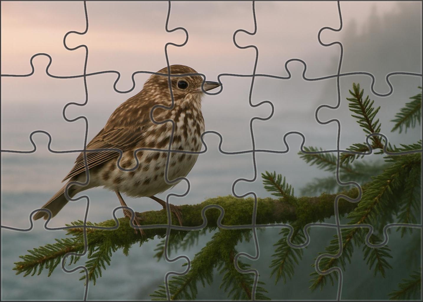 Marbled Murrelet The Secretive Sea Nester Easy Puzzles