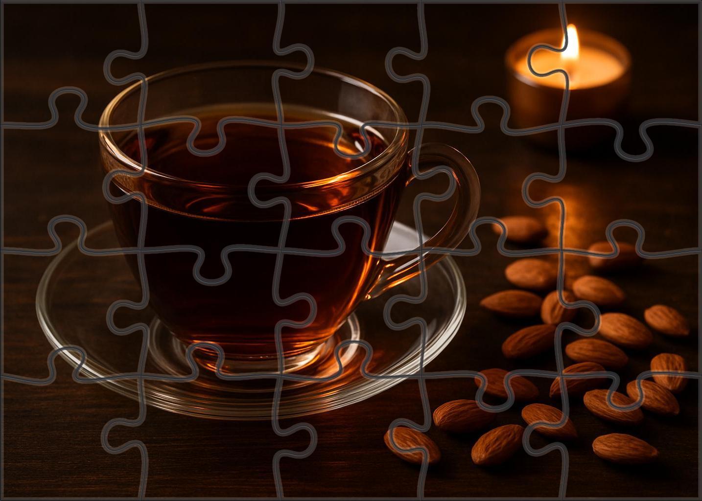 Midnight Caramel Black Tea 500 Piece Puzzle