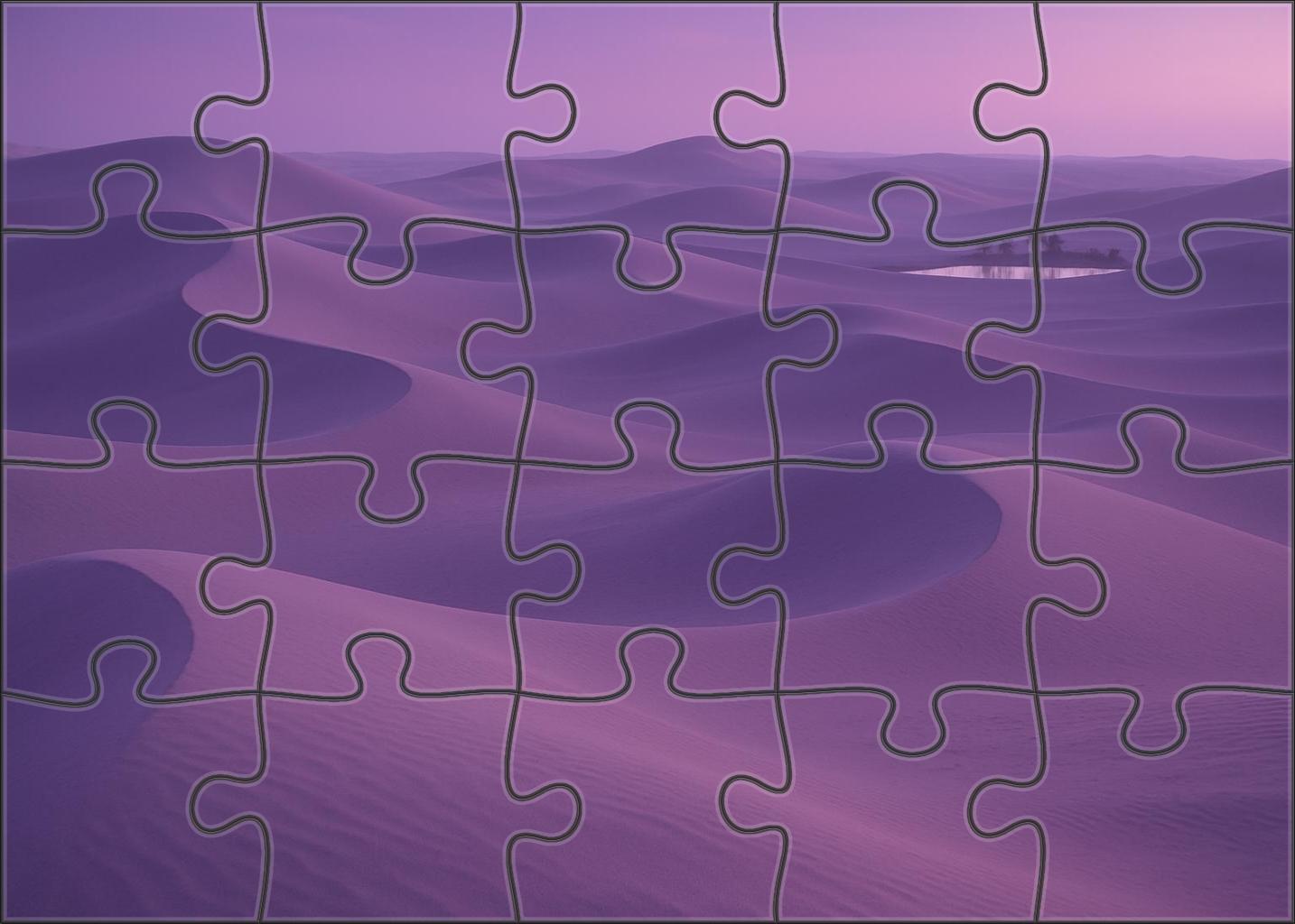 Dusky Lavender Dunes 200 Piece Puzzle