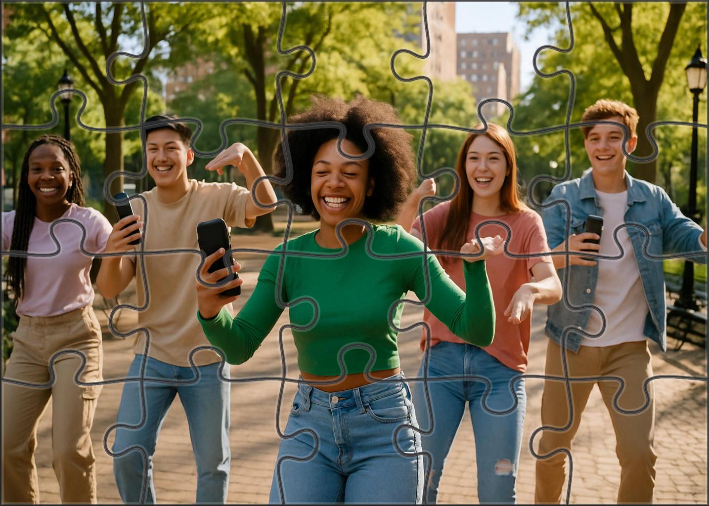 Viral Dance Craze Phenomenon Social Media Movements With Signature Moves Puzzle Challenge