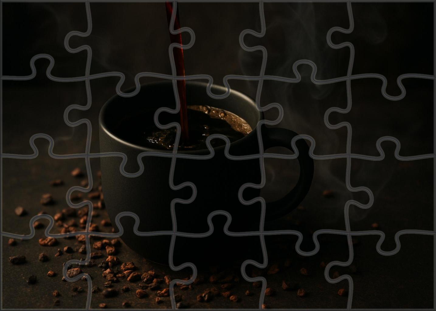 Midnight Velvet Dark Roast Coffee With Deep Chocolate And Smoke 200 Piece Puzzle