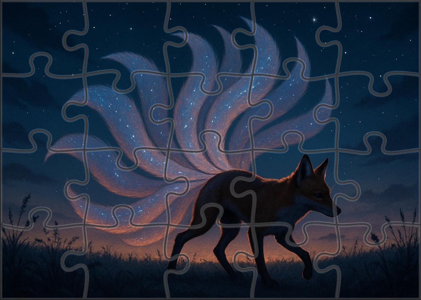 Twilight Mirage Fox 300 Piece Puzzle