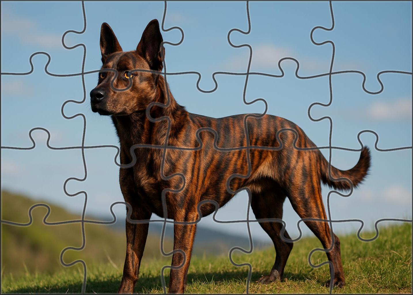Brindle Flame 500 Piece Puzzle