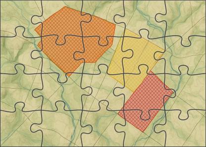 Agricultural Land Use Overlay Mini Puzzle