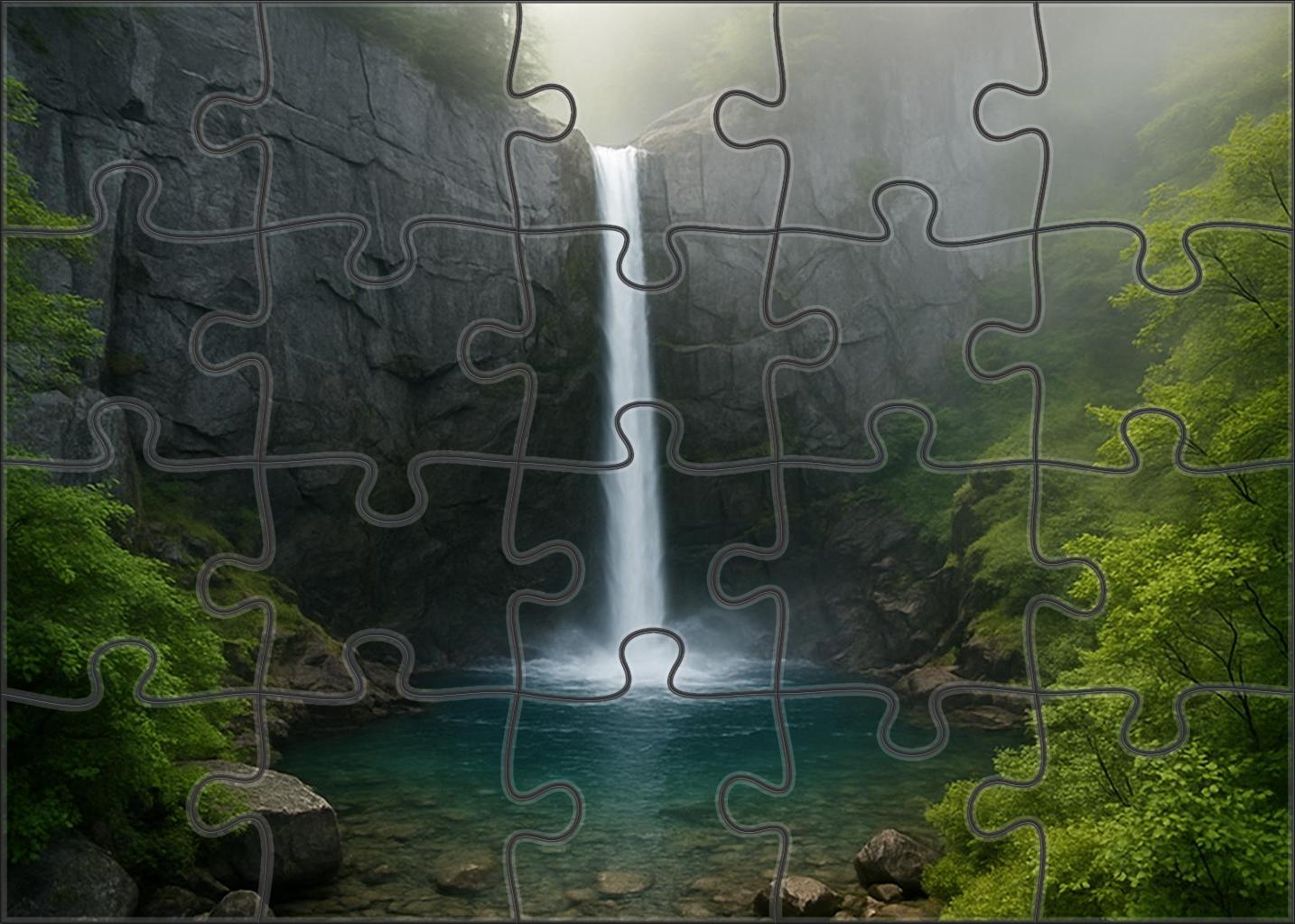 Ivory Veil Plunge 200 Piece Puzzle