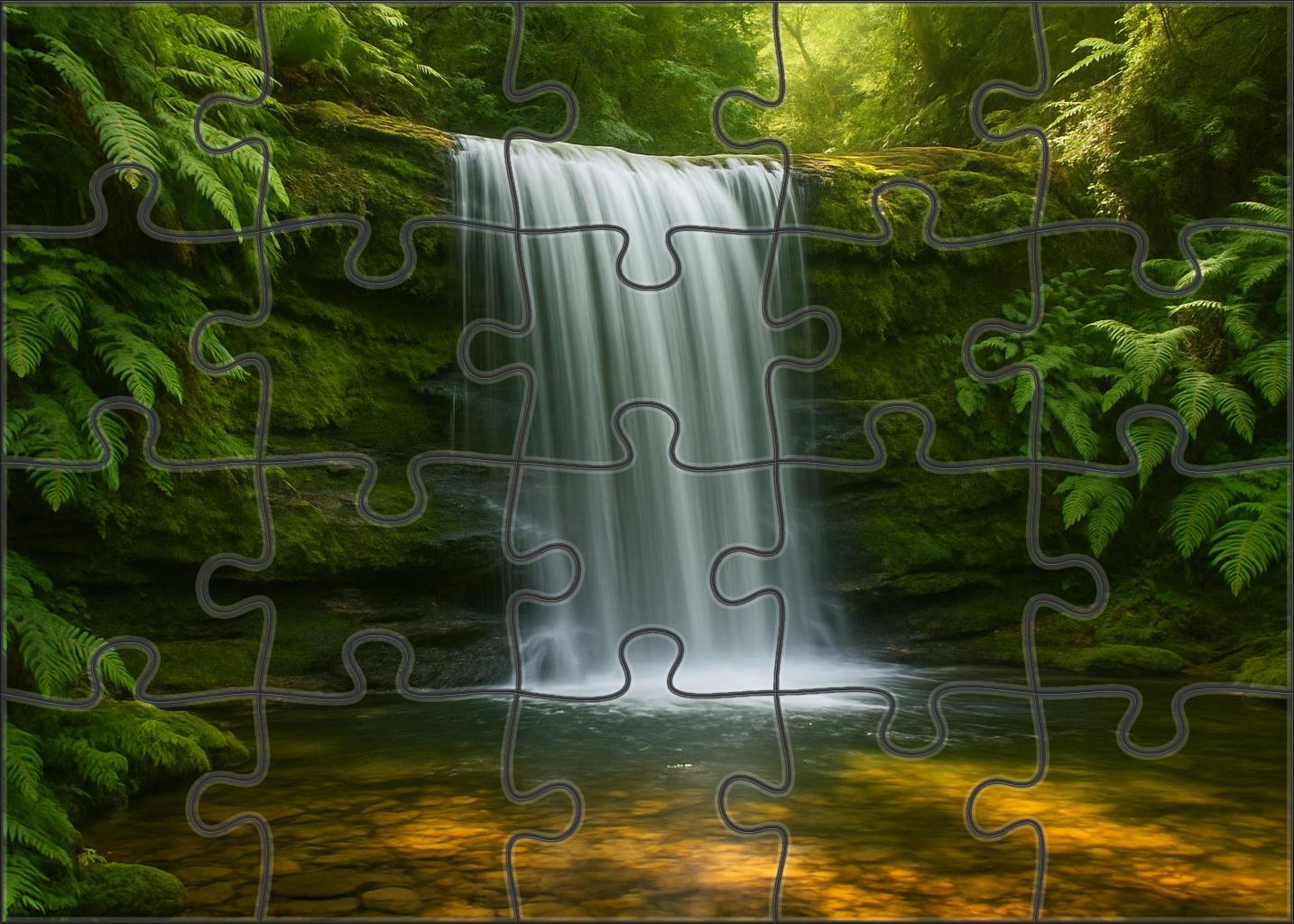 Emerald Shroud Cascade 200 Piece Puzzle