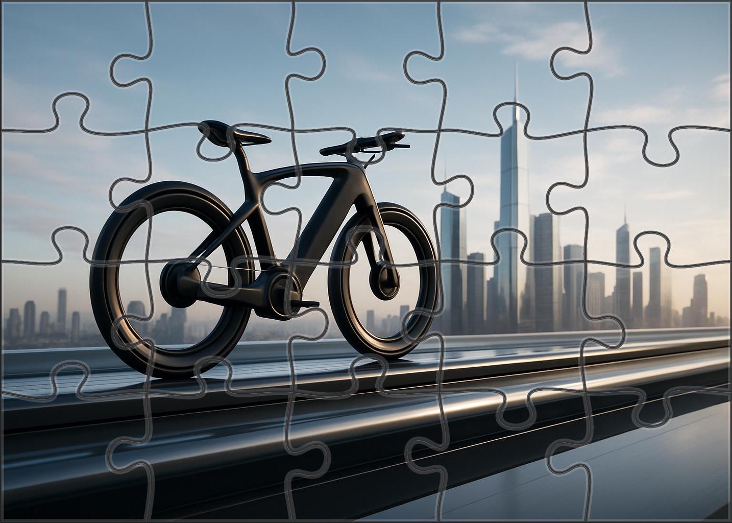 Ultra-high-speed Magnetic Levitation Bike 500 Piece Puzzle
