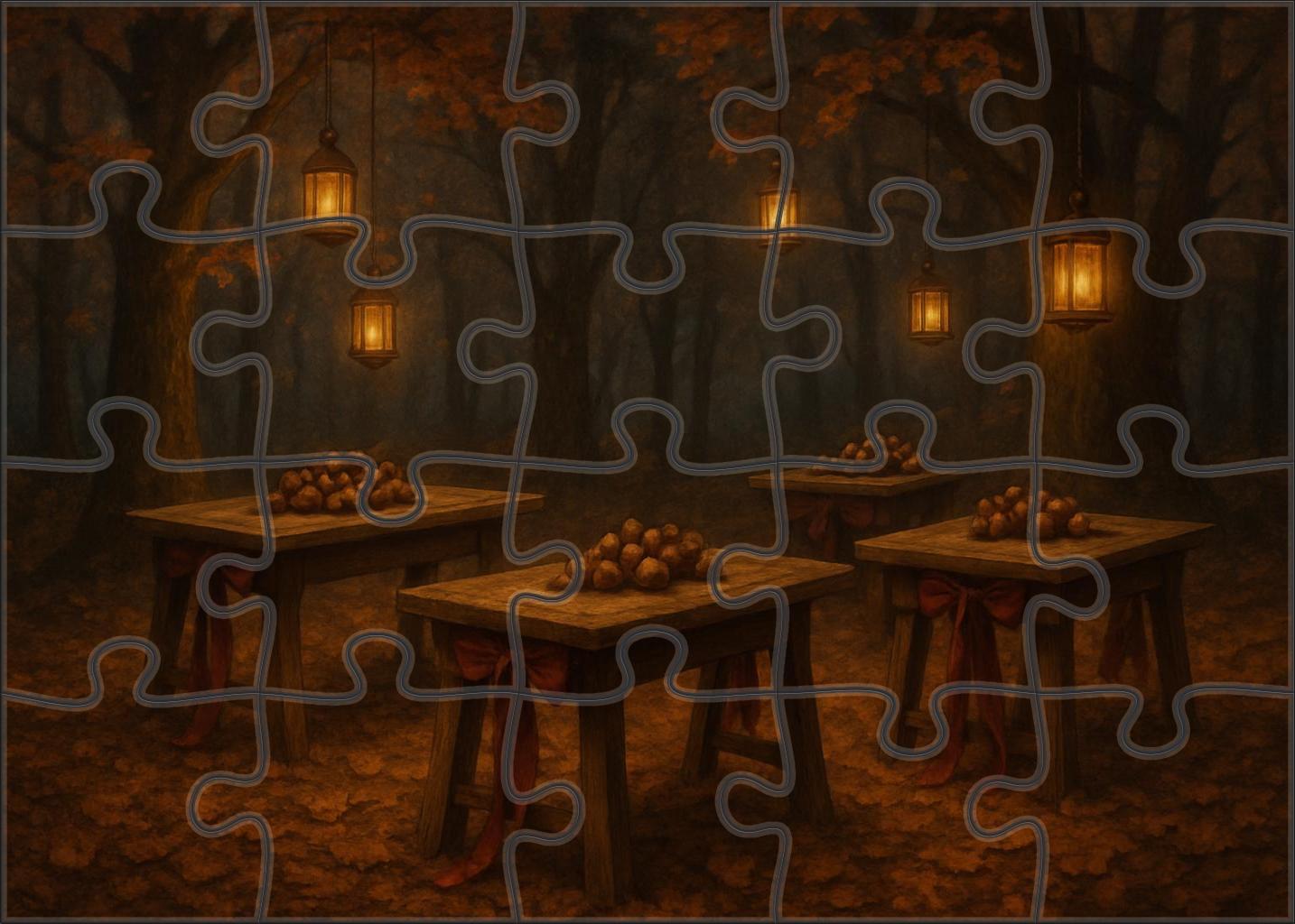 Amber Twilight Woodlands Puzzle Collection