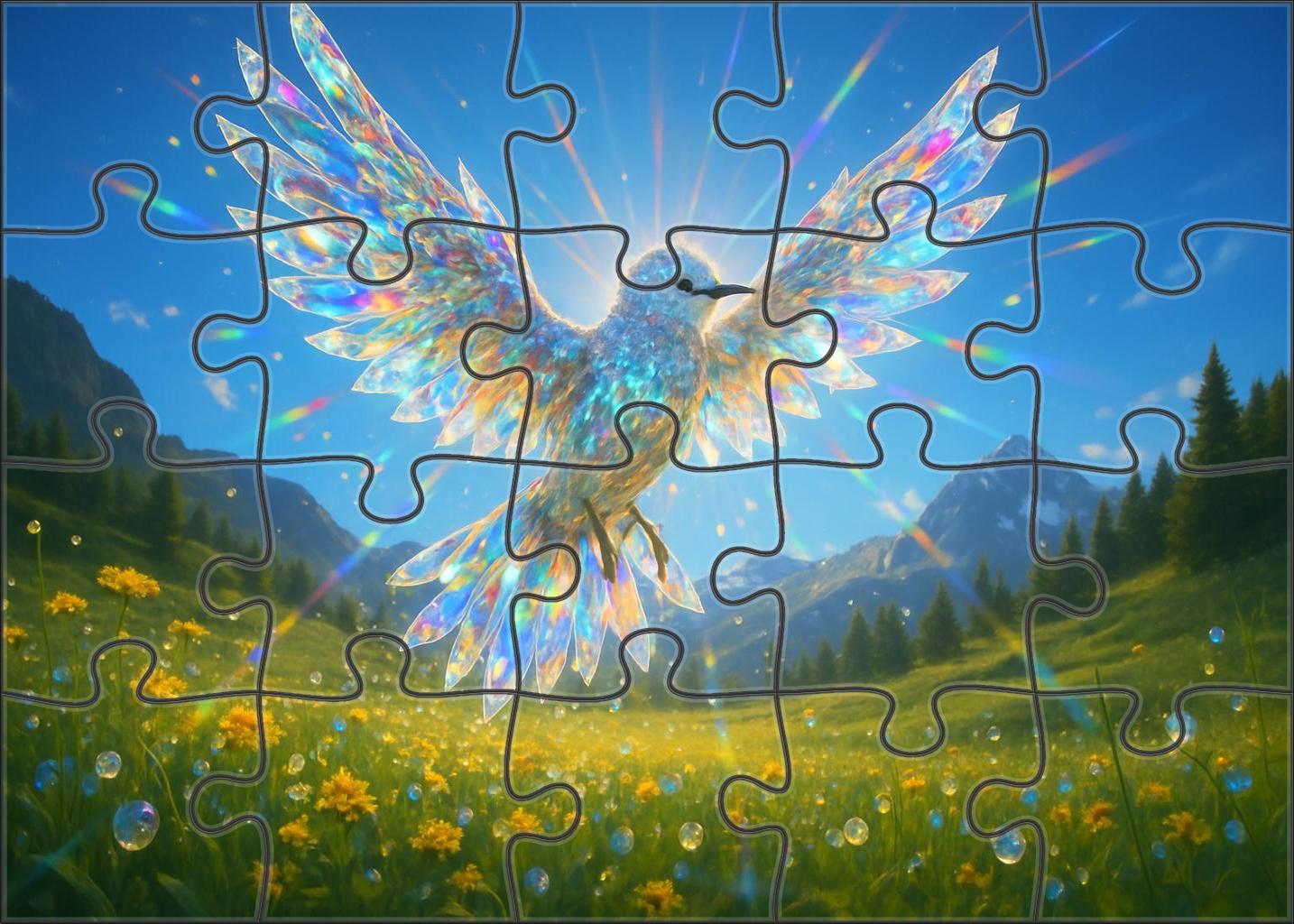 Crystalwing Seraphine 50 Piece Puzzle