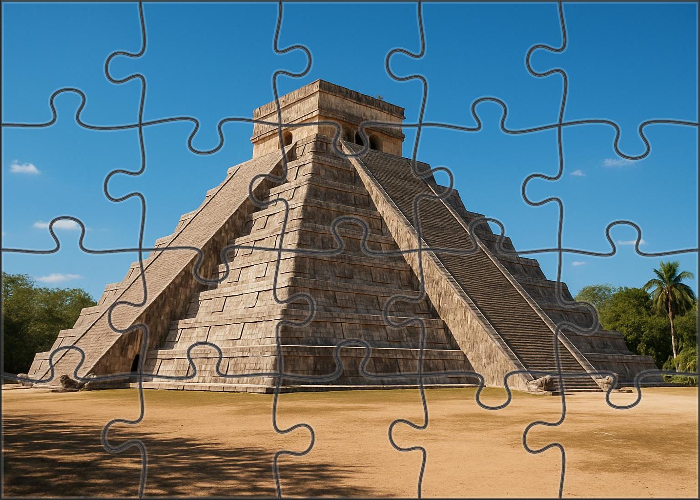 Chichen Itza Yucatan Peninsula Mexico  Recognized By 7938 Worldwide For Mayan Architectural Excellence Custom Jigsaw Puzzle