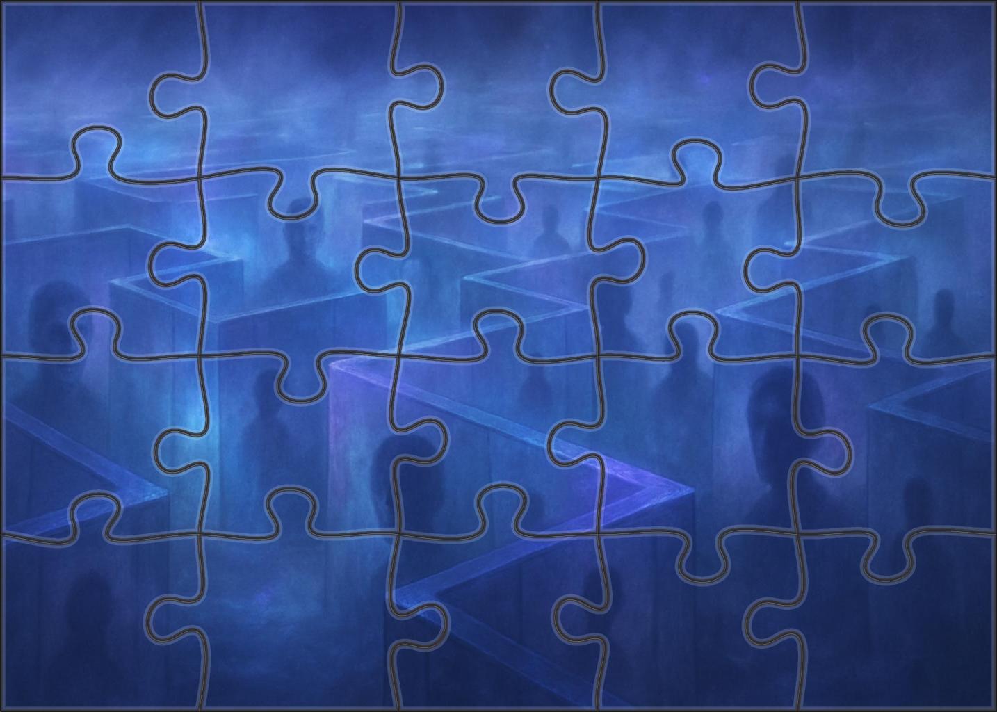 Labyrinth Of Silent Echoes 500 Piece Puzzle