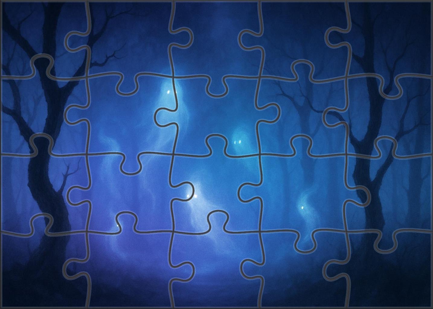 The Veil Of Luminescent Fog 300 Piece Puzzle