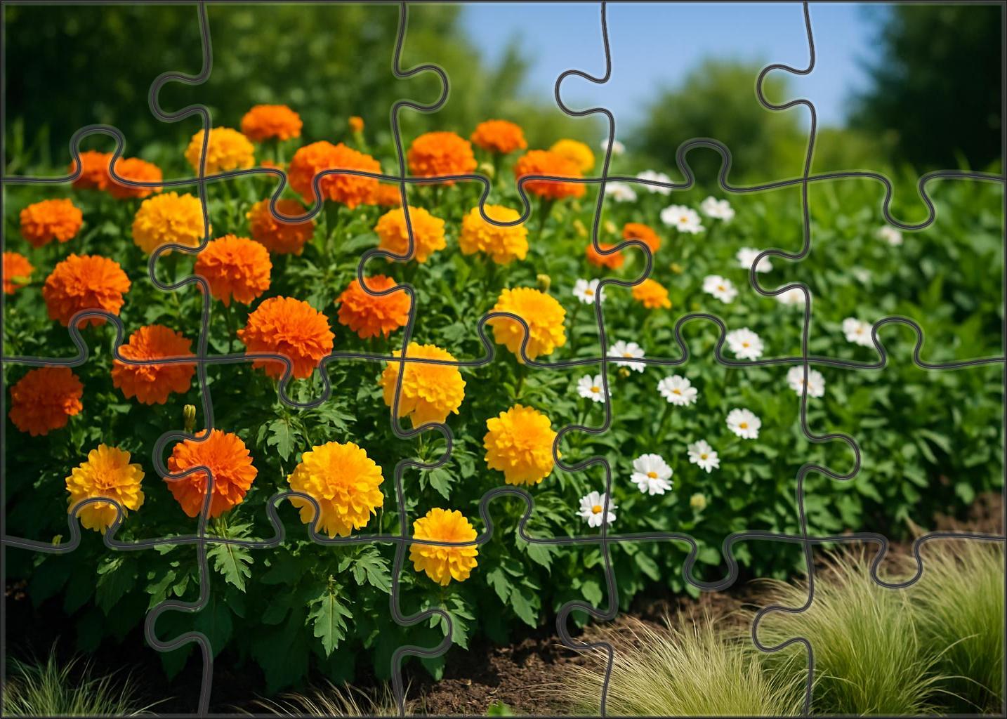 Sun-kissed Garden Bed 200 Piece Puzzle