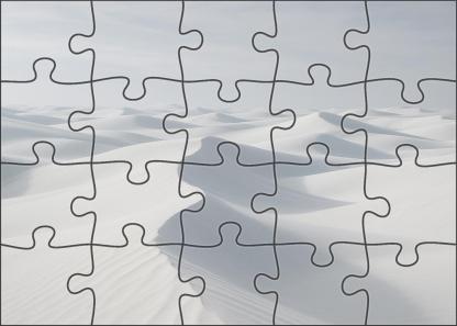 Quartz Vein Sands Pristine White Dunes Under Soft Noon Light Premium Puzzle Pieces