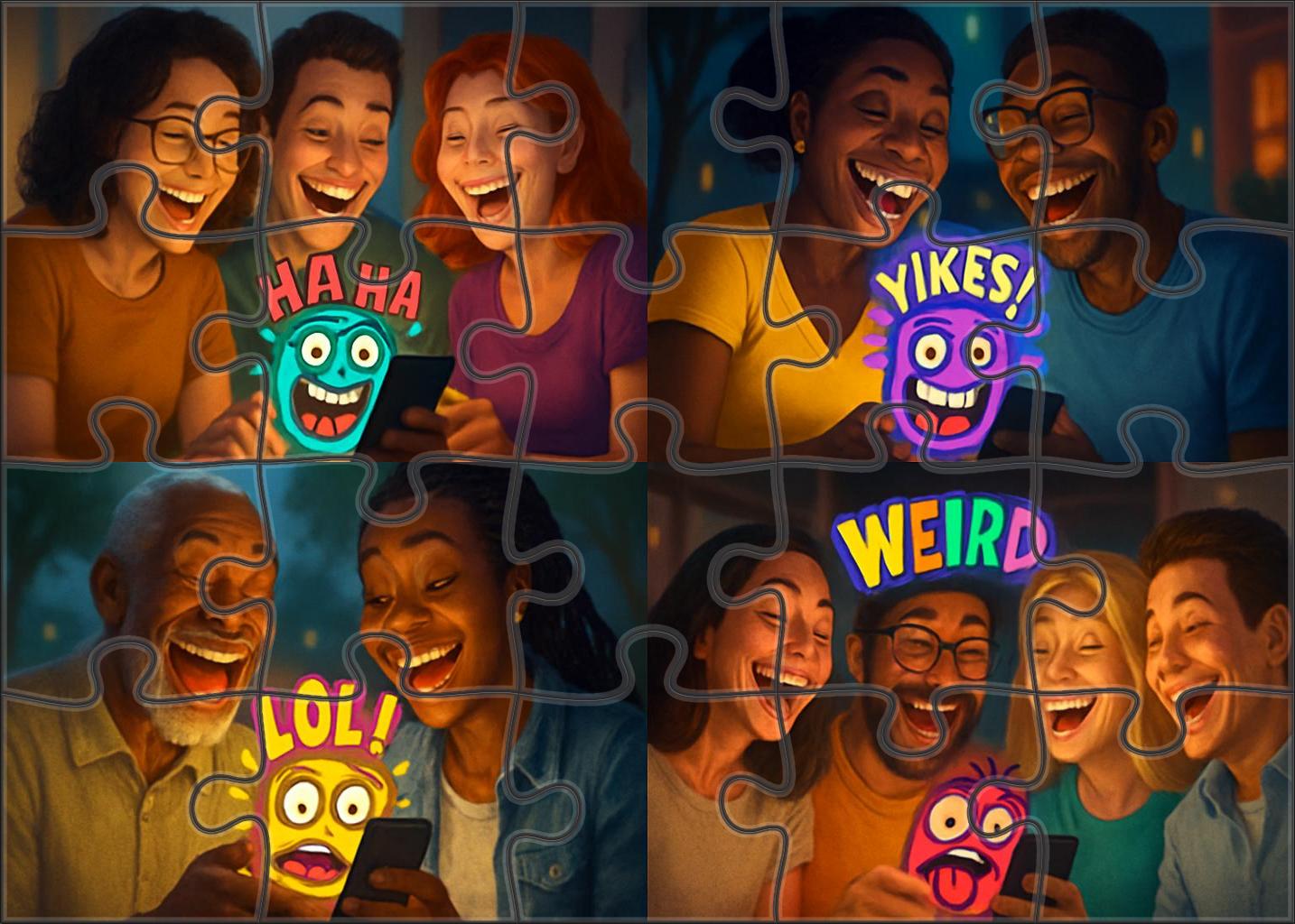 Viral Internet Meme Phenomenon Humor Through Relatable Chaos Mini Puzzle