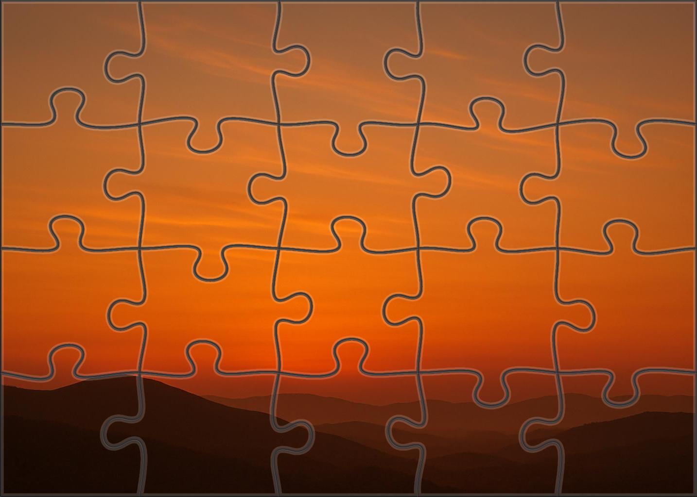 Twilight Amber Veil Puzzle Collection