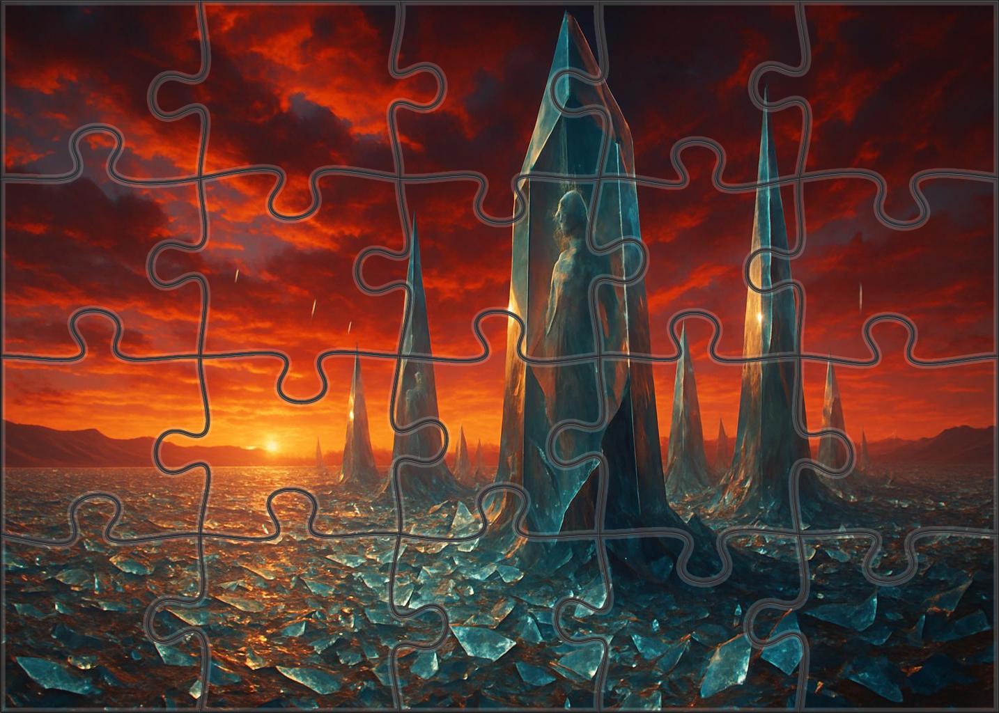 Desert Of Glassy Echoes Puzzle Fun