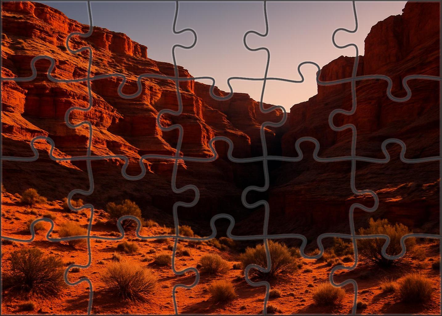 Blazing Canyon Dawn Challenging Puzzles