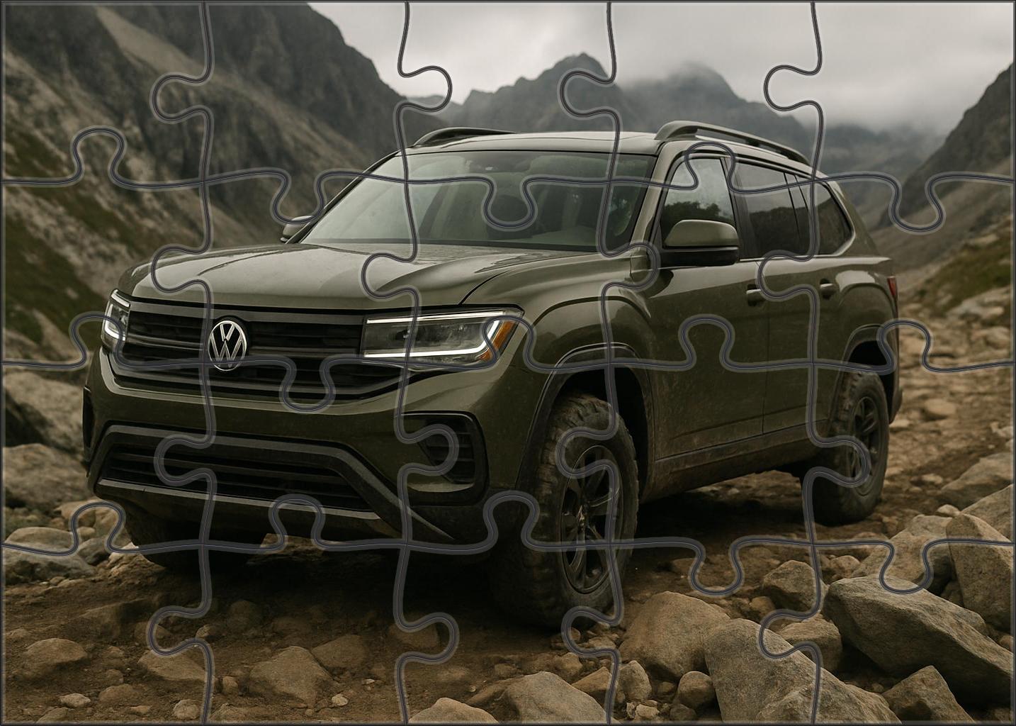 Atlas Frontier X Rugged Turbo-diesel Adventure Wagon 20 Piece Puzzle