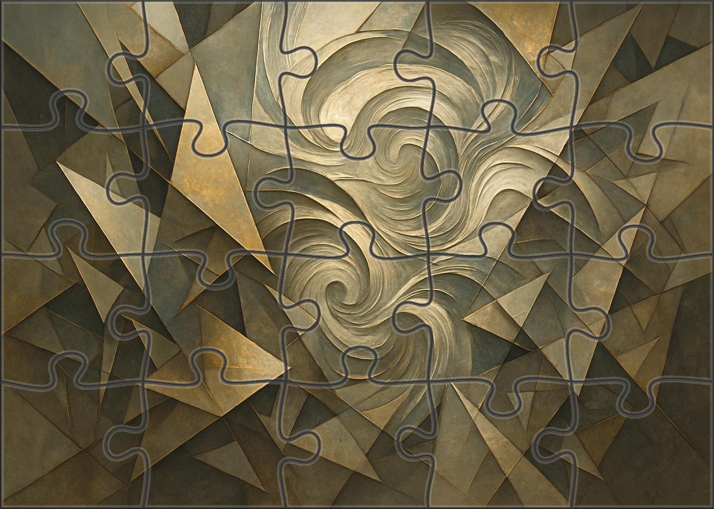 Tapestry Of Fragmented Realities 500 Piece Puzzle