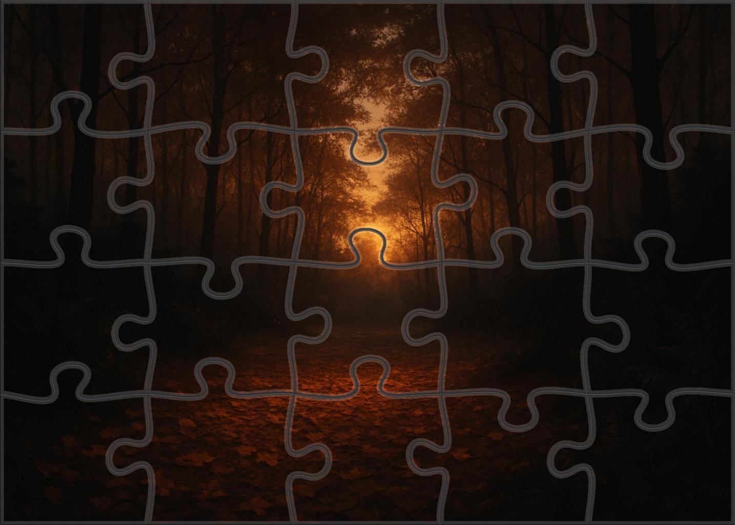 Amber Twilight Glade Challenging Puzzles