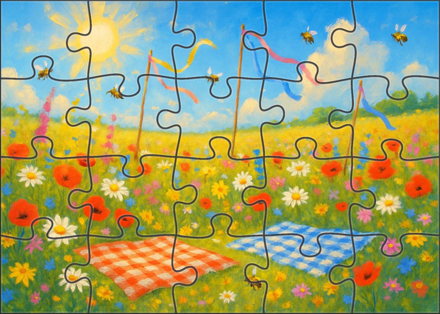 Spring Meadow Jubilee 1000 Piece Puzzle