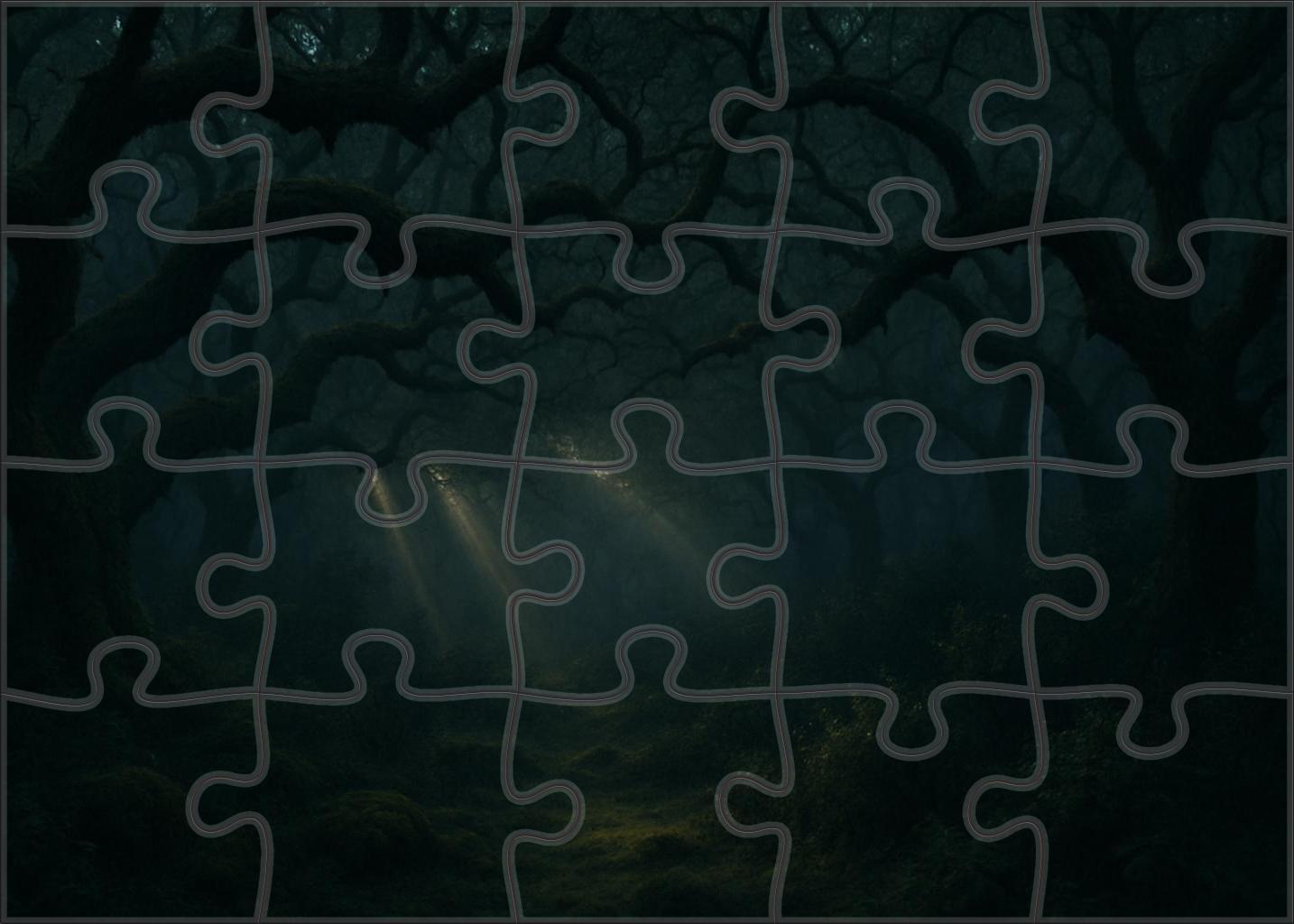 Twilight Oak Refuge Puzzle For Kids