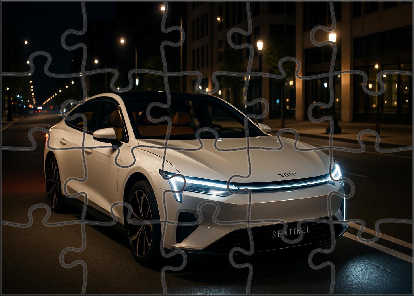 Nova Sentinel Advanced Hybrid Performance Sedan 20 Piece Puzzle
