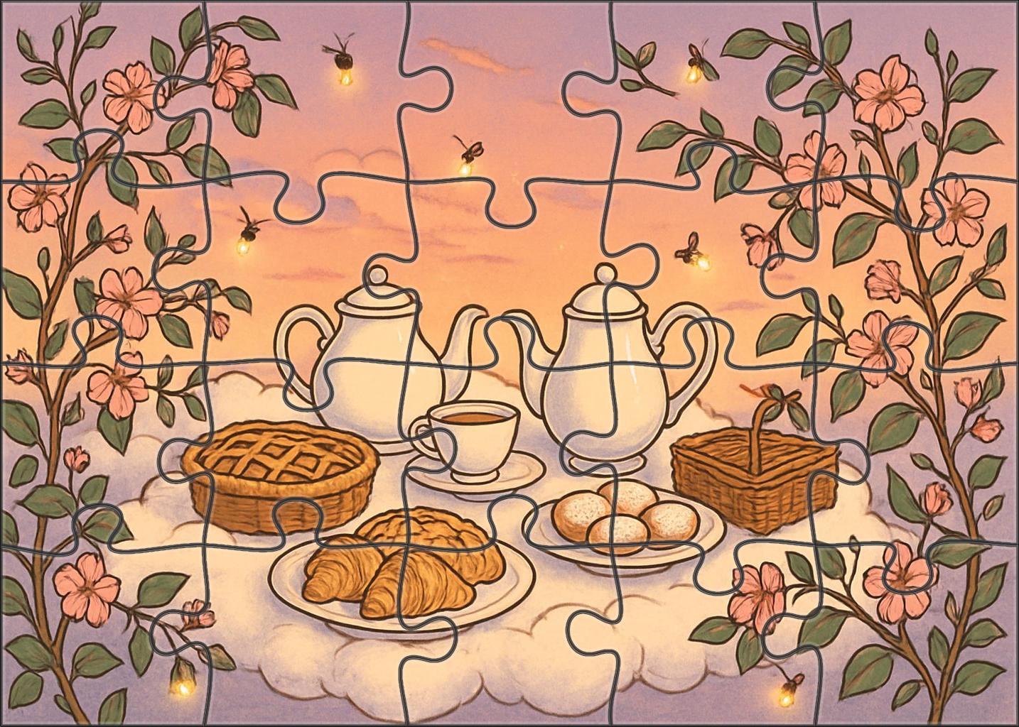 The Enchanted Picnic In The Sky Puzzle Collection