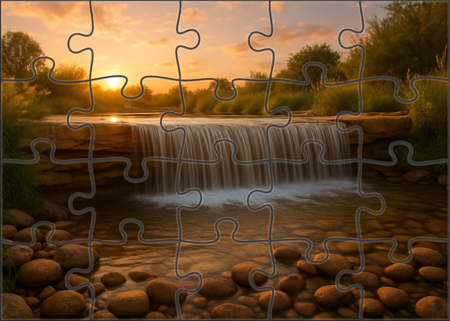 Golden Horizon Spill 300 Piece Puzzle