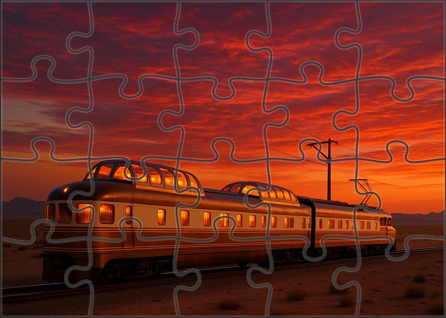 Golden Horizon Luxury Sleeper Puzzle Collection